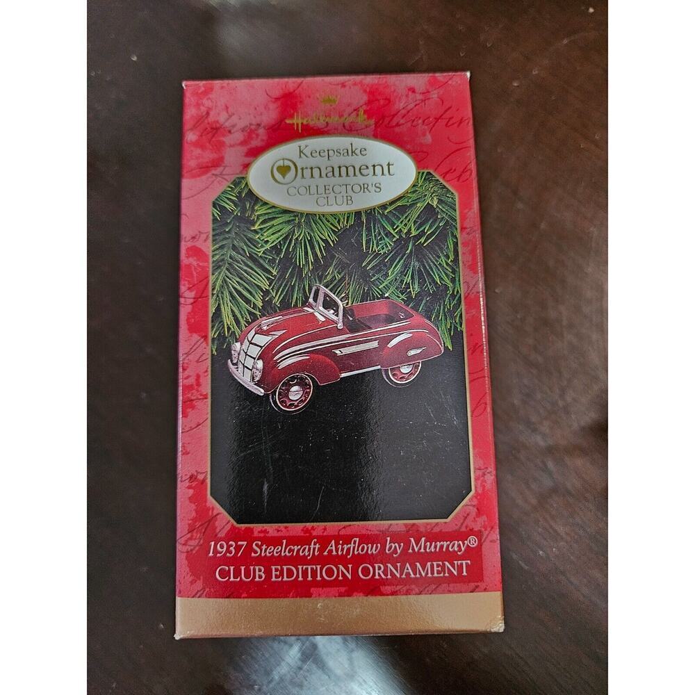 Hallmark Ornament Club Edition "1937 Steelcraft Airflow By Murray" 1997 NIB